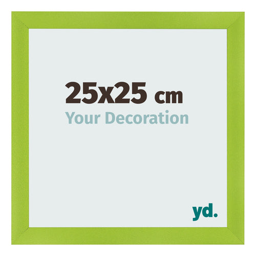 Bilderrahmen 25x25cm Grün MDF Pisa Vorne Messe | Yourdecoration.de