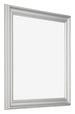 Bilderrahmen 25x25cm Silber Matt MDF Lazio Vorne Schrag | Yourdecoration.de