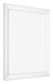 Bilderrahmen 25x25cm Weiß Vintage MDF Pisa Vorne Schrag | Yourdecoration.de