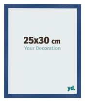 Bilderrahmen 25x30 cm Dunkelblau MDF Bologna Vorne Messe | Yourdecoration.de