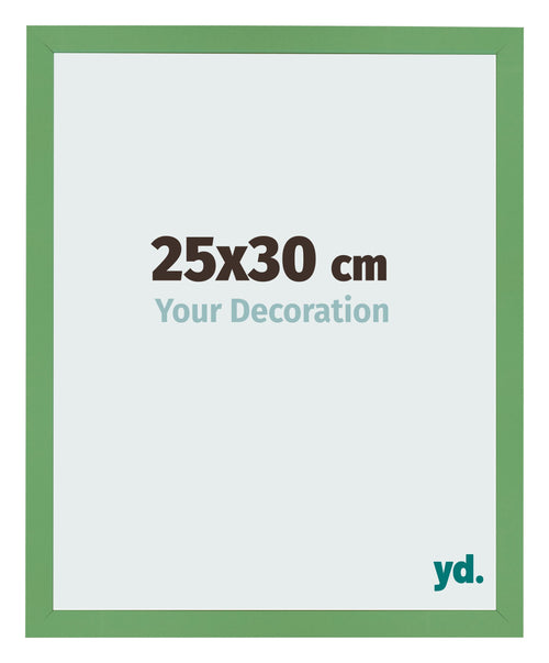 Bilderrahmen 25x30 cm Grun MDF Bologna Vorne Messe | Yourdecoration.de