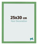 Bilderrahmen 25x30 cm Grun MDF Bologna Vorne Messe | Yourdecoration.de