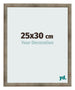 Bilderrahmen 25x30 cm Metall Vintage MDF Bologna Vorne Messe | Yourdecoration.de
