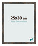 Bilderrahmen 25x30 cm Oxidiertes Metall MDF Bologna Vorne Messe | Yourdecoration.de