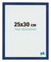 Bilderrahmen 25x30cm Dunkelblau Gewischt MDF Bologna Vorne Messe | Yourdecoration.de