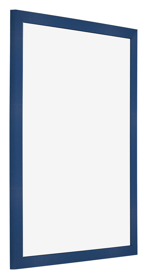Bilderrahmen 25x30cm Dunkelblau MDF Bologna Vorne Schrag | Yourdecoration.de
