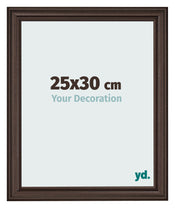 Bilderrahmen 25x30cm Eiche Dunkel MDF Lazio Vorne Messe | Yourdecoration.de