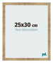 Bilderrahmen 25x30cm Gold Antik MDF Bologna Vorne Messe | Yourdecoration.de