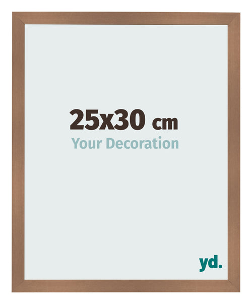 Bilderrahmen 25x30cm Kupfer Dekor MDF Bologna Vorne Messe | Yourdecoration.de