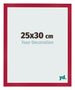 Bilderrahmen 25x30cm Rot MDF Bologna Vorne Messe | Yourdecoration.de