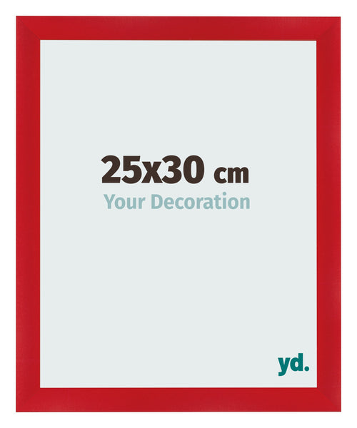 Bilderrahmen 25x30cm Rot MDF Pisa Vorne Messe | Yourdecoration.de