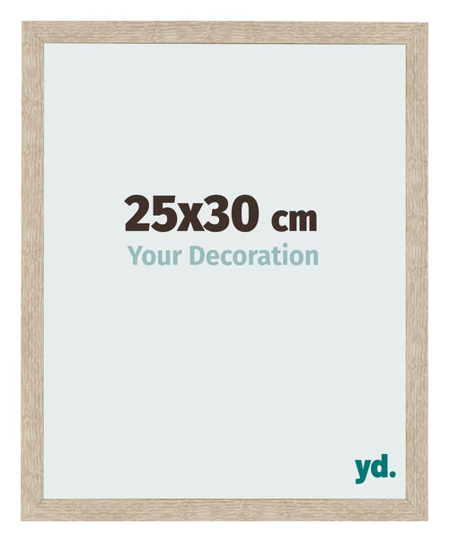 Bilderrahmen 25x30cm Sonoma Eiche MDF Bologna Vorne Messe | Yourdecoration.de