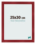 Bilderrahmen 25x30cm Weinrot Gewischt MDF Pisa Vorne Messe | Yourdecoration.de