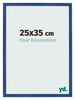 Bilderrahmen 25x35 cm Dunkelblau MDF Bologna Vorne Messe | Yourdecoration.de