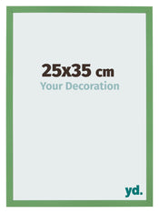 Bilderrahmen 25x35 cm Grun MDF Bologna Vorne Messe | Yourdecoration.de