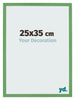 Bilderrahmen 25x35 cm Grun MDF Bologna Vorne Messe | Yourdecoration.de
