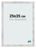 Bilderrahmen 25x35cm Aluminium Gebürstet MDF Pisa Vorne Messe | Yourdecoration.de