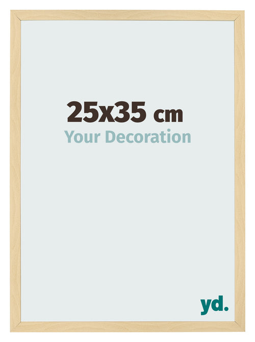 Bilderrahmen 25x35cm Buche Dekor MDF Bologna Vorne Messe | Yourdecoration.de