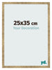 Bilderrahmen 25x35cm Gold Antik MDF Bologna Vorne Messe | Yourdecoration.de