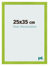 Bilderrahmen 25x35cm Grün MDF Pisa Vorne Messe | Yourdecoration.de