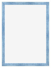 Bilderrahmen 25x35cm Hellblau Gewischt MDF Pisa Vorne | Yourdecoration.de