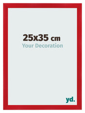 Bilderrahmen 25x35cm Rot MDF Pisa Vorne Messe | Yourdecoration.de