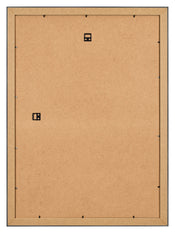 Bilderrahmen 25x35cm Schwarz Silber Poliert MDF Pisa Ruckseite | Yourdecoration.de