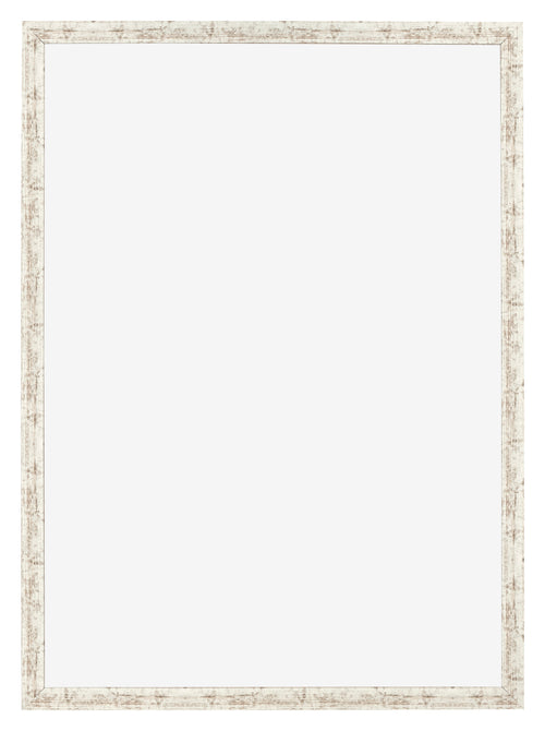 Bilderrahmen 25x35cm Weiß Vintage MDF Bologna Vorne | Yourdecoration.de