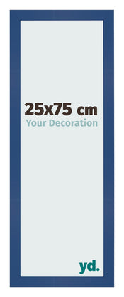 Bilderrahmen 25x75 cm Dunkelblau MDF Bologna Vorne Messe | Yourdecoration.de