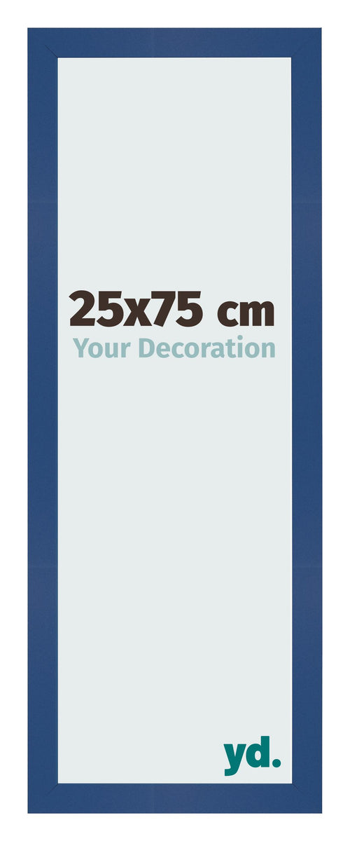 Bilderrahmen 25x75 cm Dunkelblau MDF Bologna Vorne Messe | Yourdecoration.de