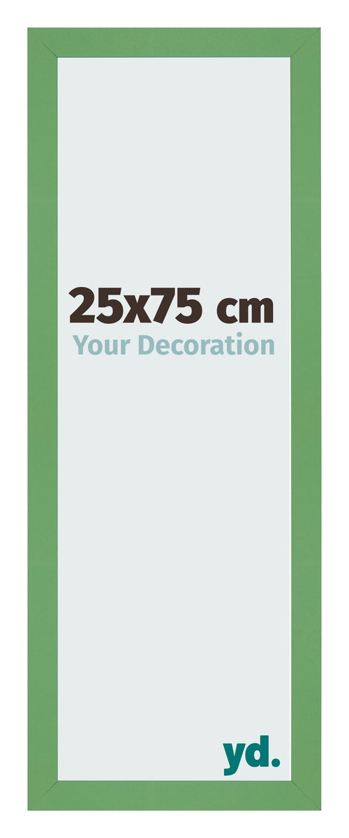 Bilderrahmen 25x75 cm Grun MDF Bologna Vorne Messe | Yourdecoration.de