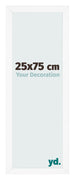 Bilderrahmen 25x75 cm Weiss Matt MDF Bologna Vorne Messe | Yourdecoration.de