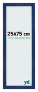 Bilderrahmen 25x75cm Dunkelblau Gewischt MDF Bologna Vorne Messe | Yourdecoration.de