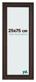 Bilderrahmen 25x75cm Eiche Dunkel MDF Lazio Vorne Messe | Yourdecoration.de