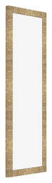 Bilderrahmen 25x75cm Gold Antik MDF Bologna Vorne Schrag | Yourdecoration.de
