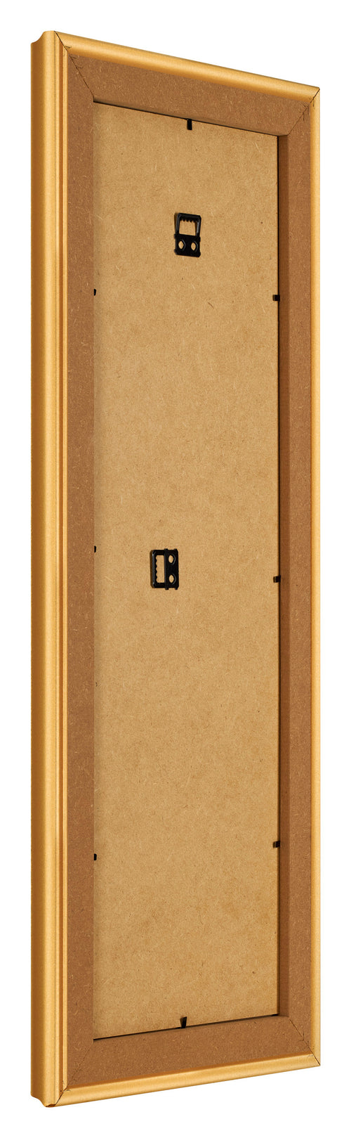 Bilderrahmen 25x75cm Gold Matt MDF Lazio Ruckseite Schrag | Yourdecoration.de