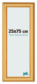 Bilderrahmen 25x75cm Gold Matt MDF Lazio Vorne Messe | Yourdecoration.de