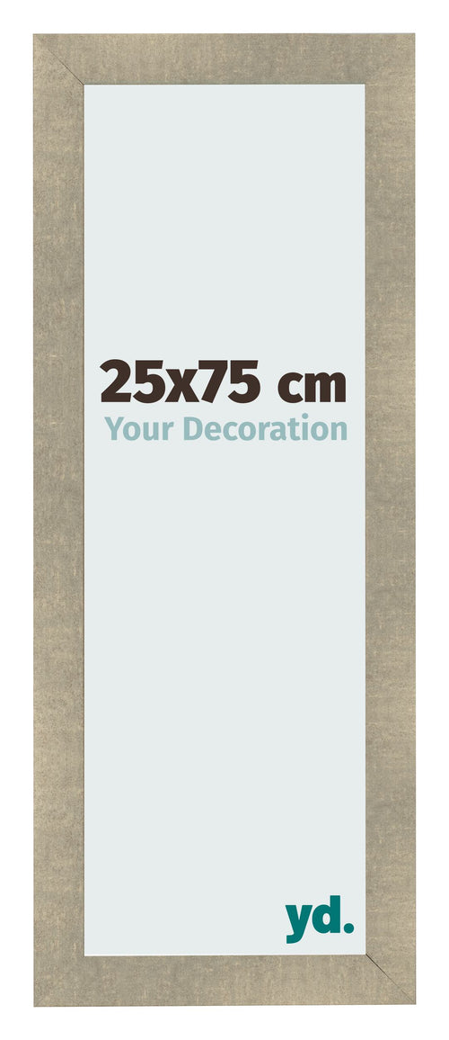 Bilderrahmen 25x75cm Gold Vintage MDF Pisa Vorne Messe | Yourdecoration.de