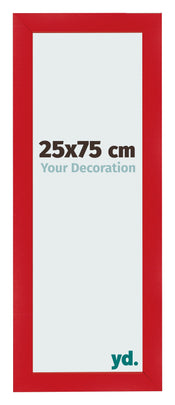 Bilderrahmen 25x75cm Rot MDF Pisa Vorne Messe | Yourdecoration.de