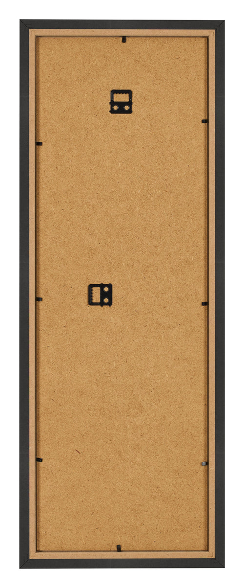 Bilderrahmen 25x75cm Schwarz Matt MDF Bologna Ruckseite | Yourdecoration.de