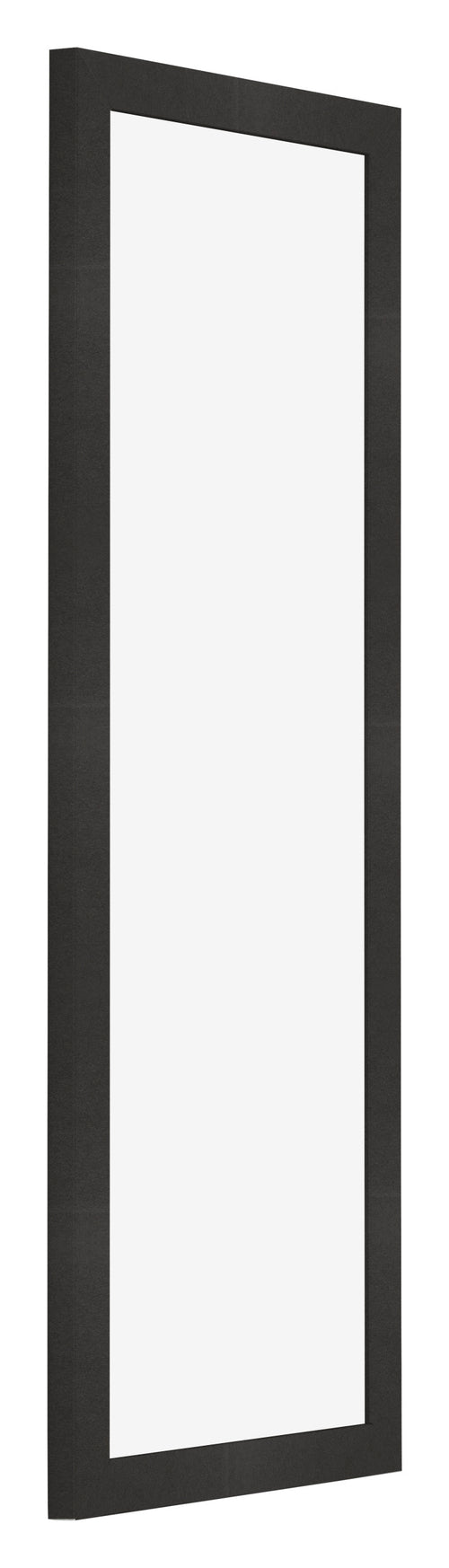 Bilderrahmen 25x75cm Schwarz Matt MDF Bologna Vorne Schrag | Yourdecoration.de