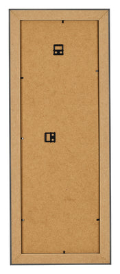 Bilderrahmen 25x75cm Schwarz Silber Poliert MDF Pisa Ruckseite | Yourdecoration.de