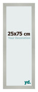 Bilderrahmen 25x75cm Silber Matt MDF Bologna Vorne Messe | Yourdecoration.de