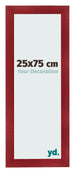 Bilderrahmen 25x75cm Weinrot Gewischt MDF Pisa Vorne Messe | Yourdecoration.de