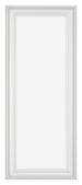 Bilderrahmen 25x75cm Weiss Gewischt MDF Lazio Vorne | Yourdecoration.de