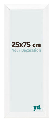 Bilderrahmen 25x75cm Weiß Vintage MDF Pisa Vorne Messe | Yourdecoration.de