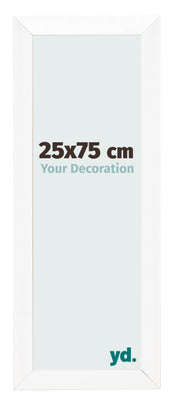 Bilderrahmen 25x75cm Weiß Vintage MDF Pisa Vorne Messe | Yourdecoration.de