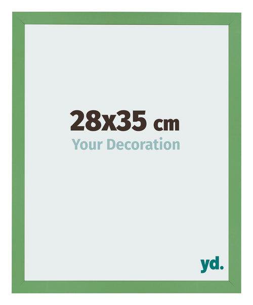 Bilderrahmen 28x35 cm Grun MDF Bologna Vorne Messe | Yourdecoration.de
