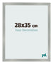 Bilderrahmen 28x35cm Aluminium Gebürstet MDF Bologna Vorne Messe | Yourdecoration.de