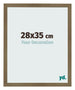 Bilderrahmen 28x35cm Bronze Dekor MDF Bologna Vorne Messe | Yourdecoration.de